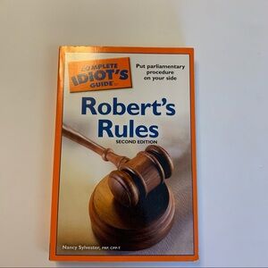 Complete Idiots Guide to: Robert Rules Book. Second Edition